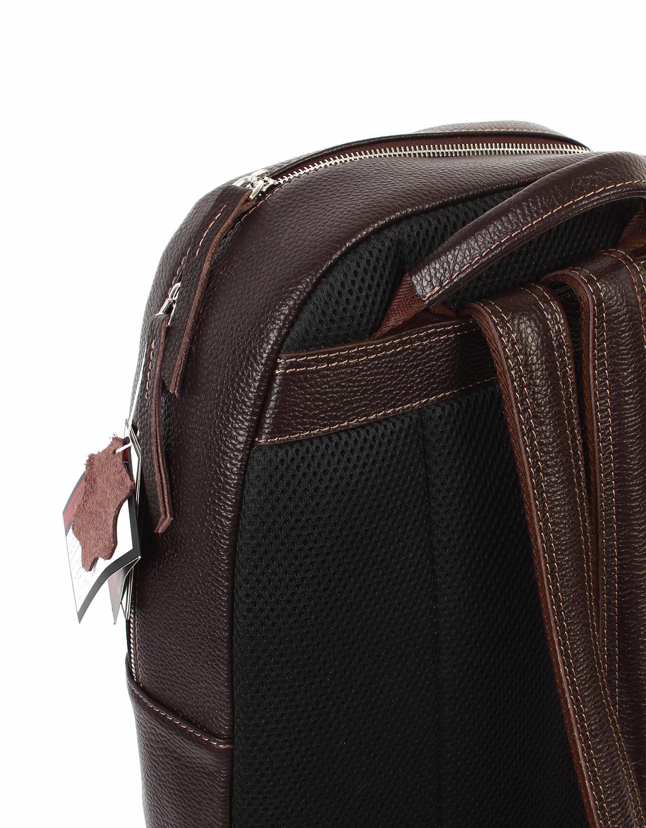 Aka Deri Kahverengi Sırt Çantası 907 4