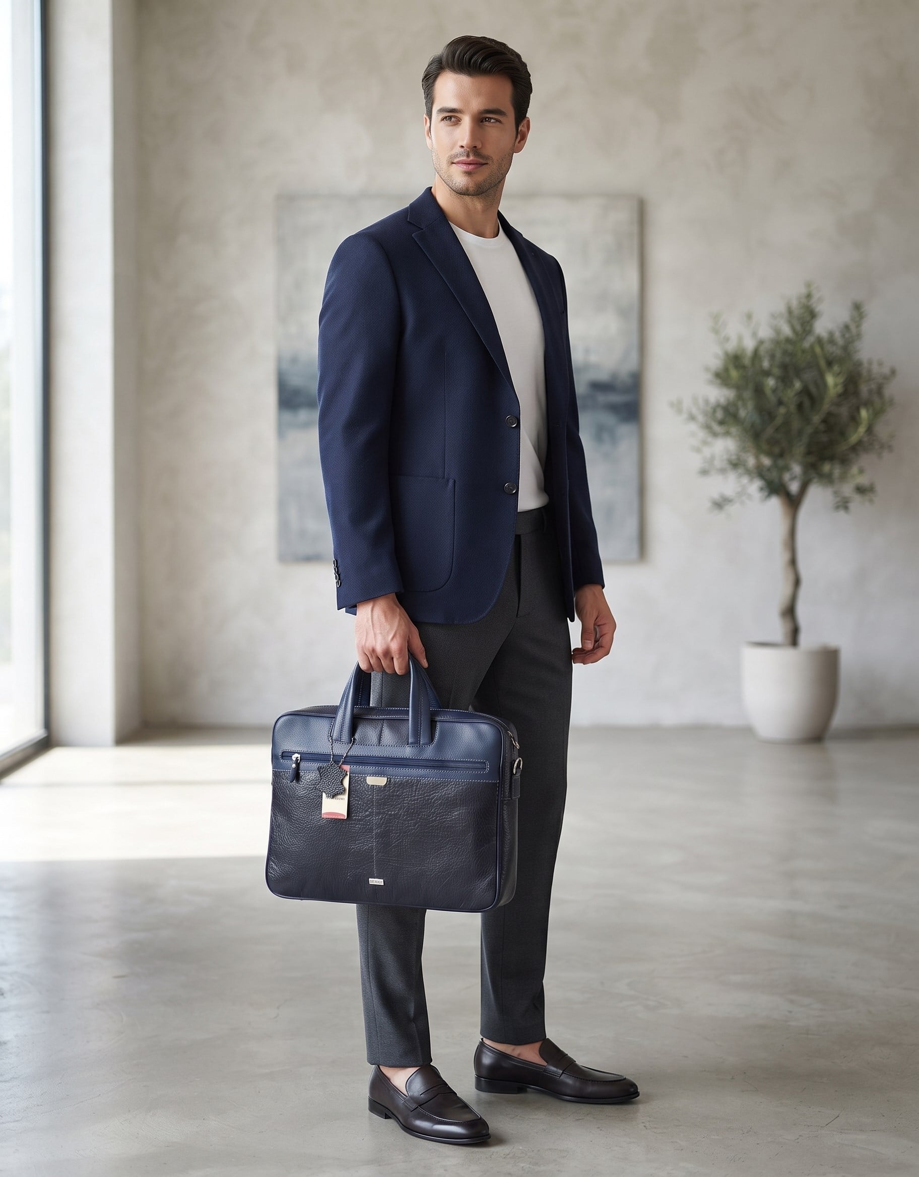 Genuine Leather Laptop Bag 253 62