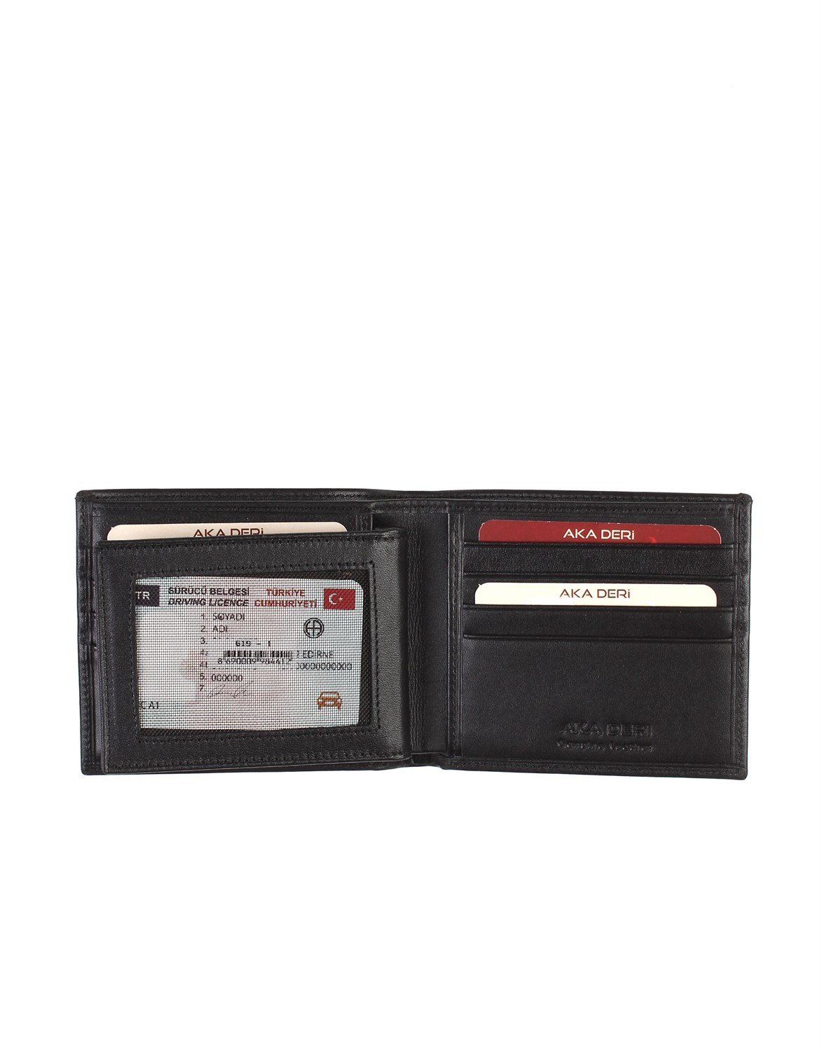 Aka Genuine Leather Mens Wallet 619 -1
