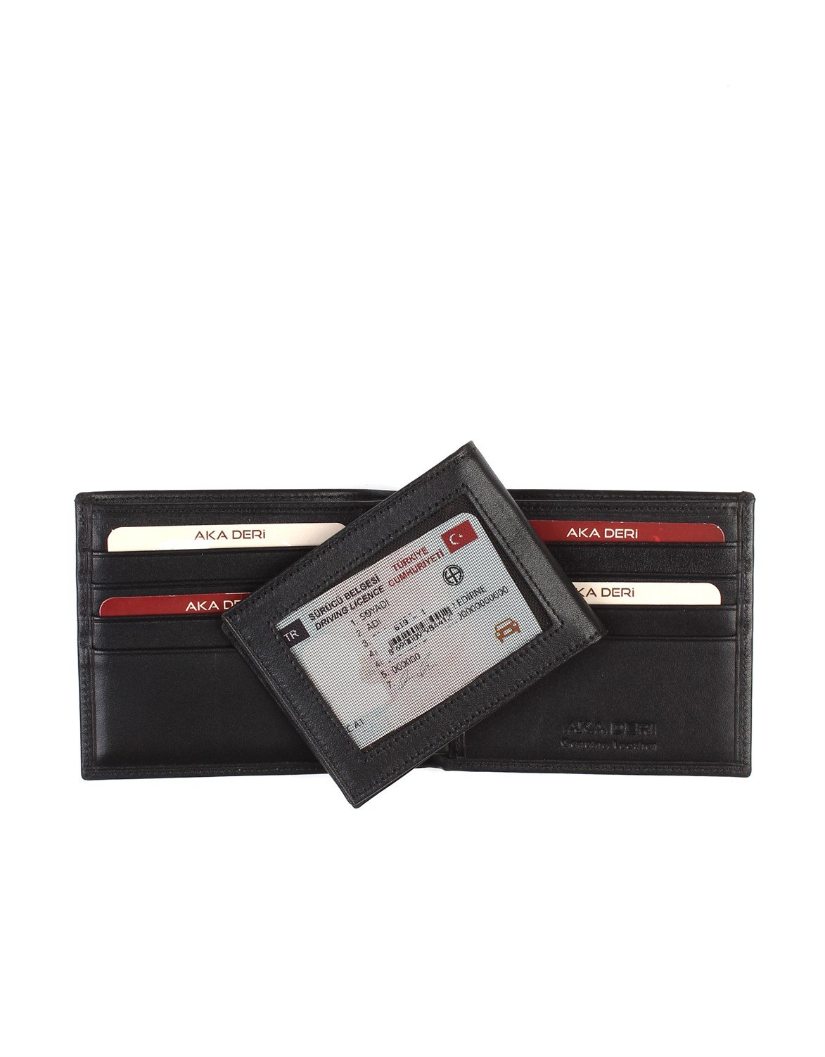 Aka Genuine Leather Mens Wallet 619 -1