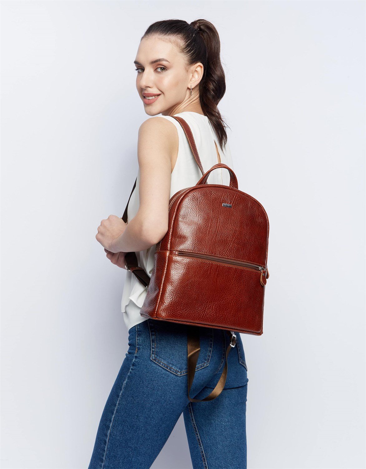 Genuine Leather Backpack Bags 332 63