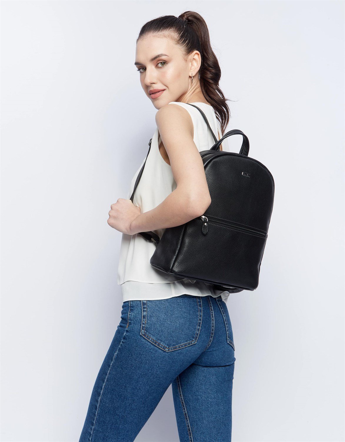 Genuine Leather Backpack Bags 332 2