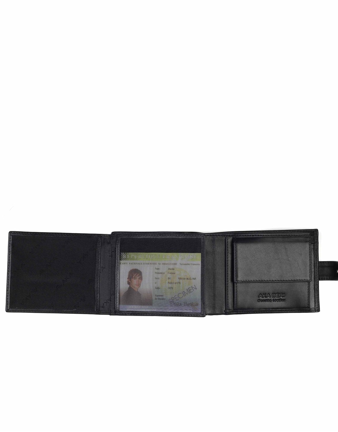 Aka Genuine Leather Mens Wallet 645 -1