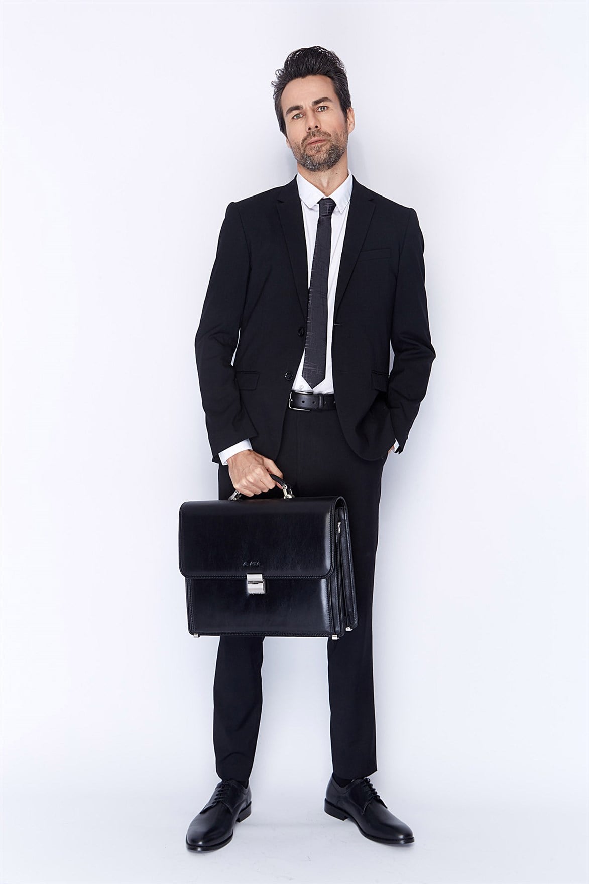 Aka Genuine Leather briefcase Bag 290 1