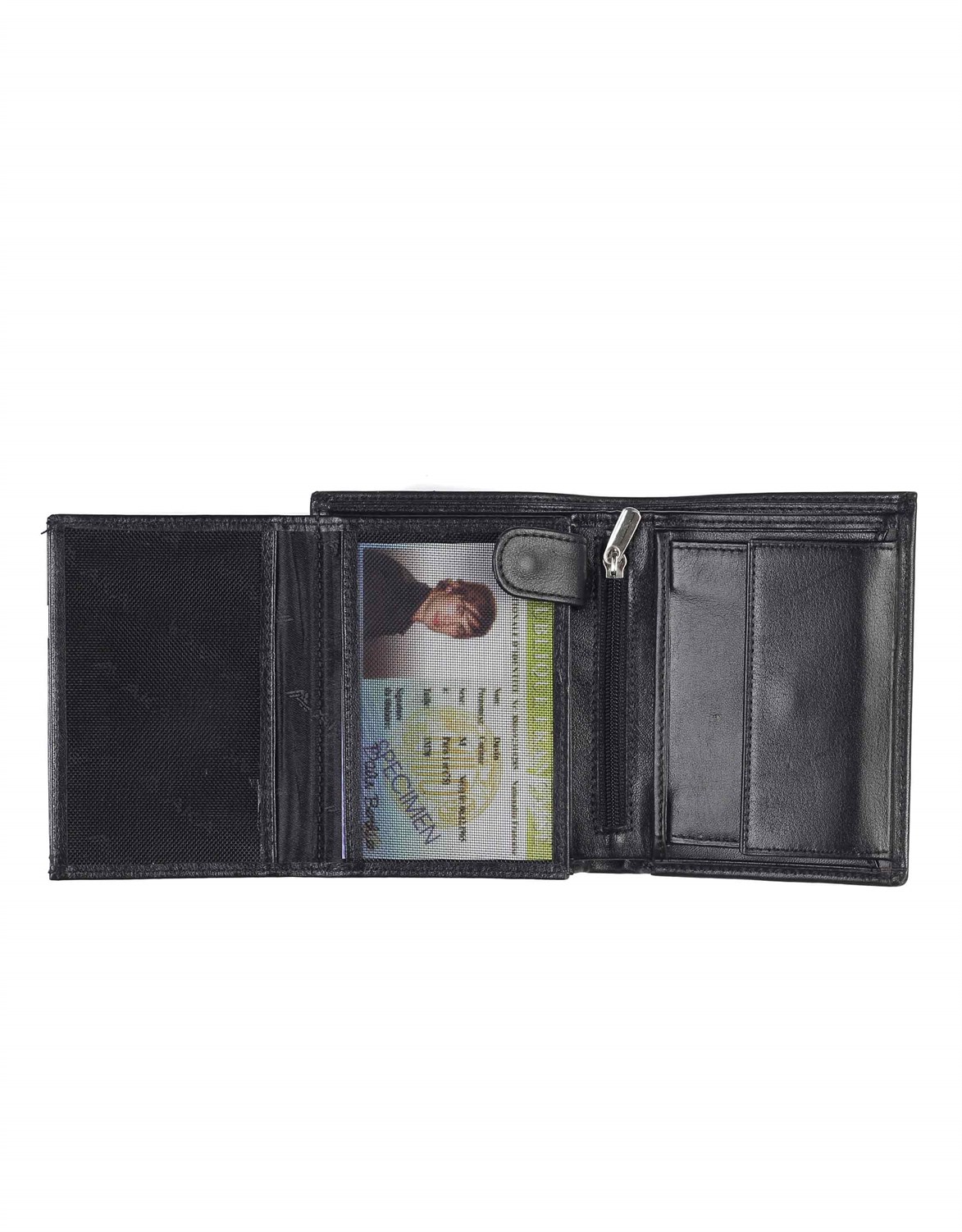 Aka Genuine Leather Mens Wallet 628 -1