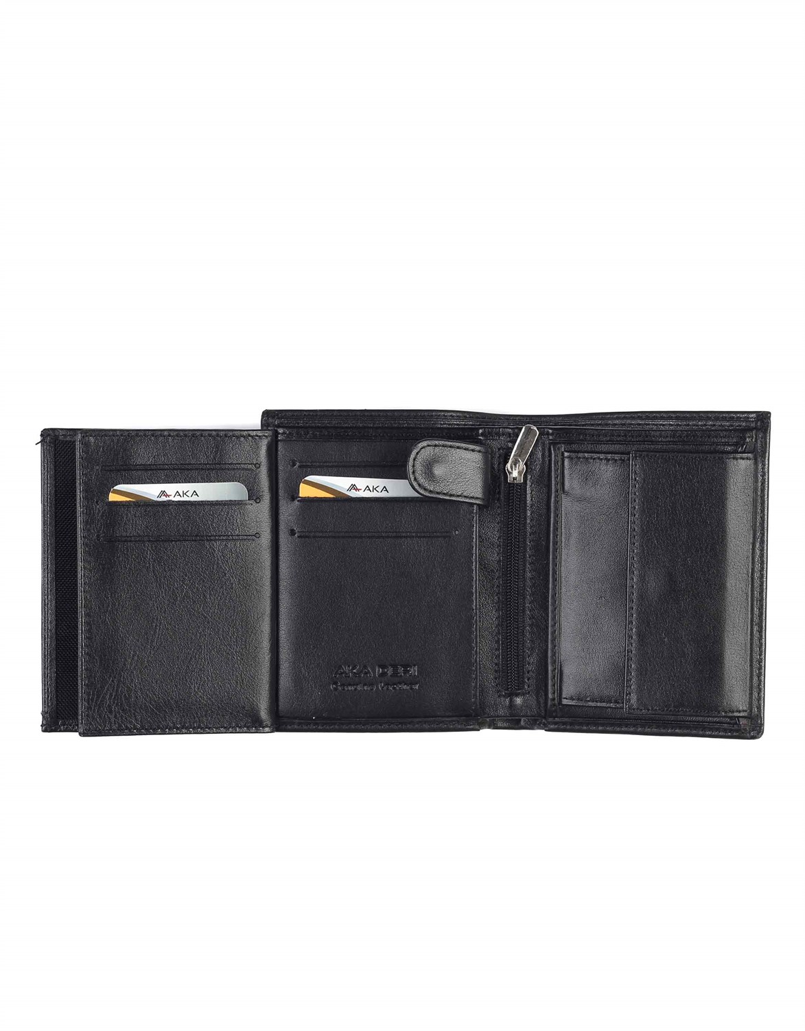 Aka Genuine Leather Mens Wallet 628 -1