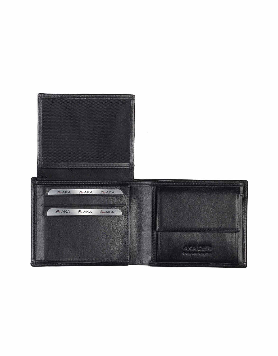 Aka Genuine Leather Mens Wallet 517 -1