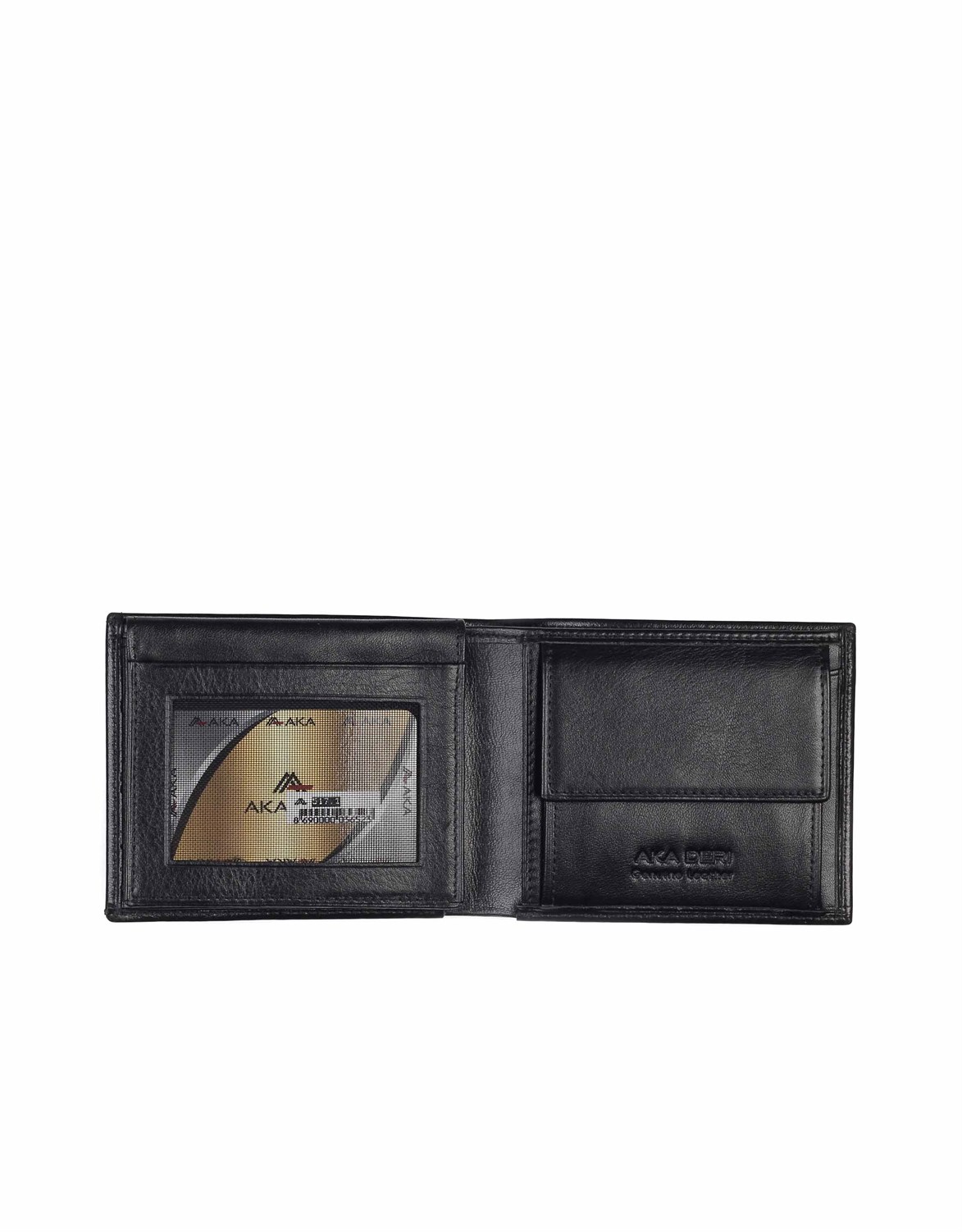 Aka Genuine Leather Mens Wallet 517 -1