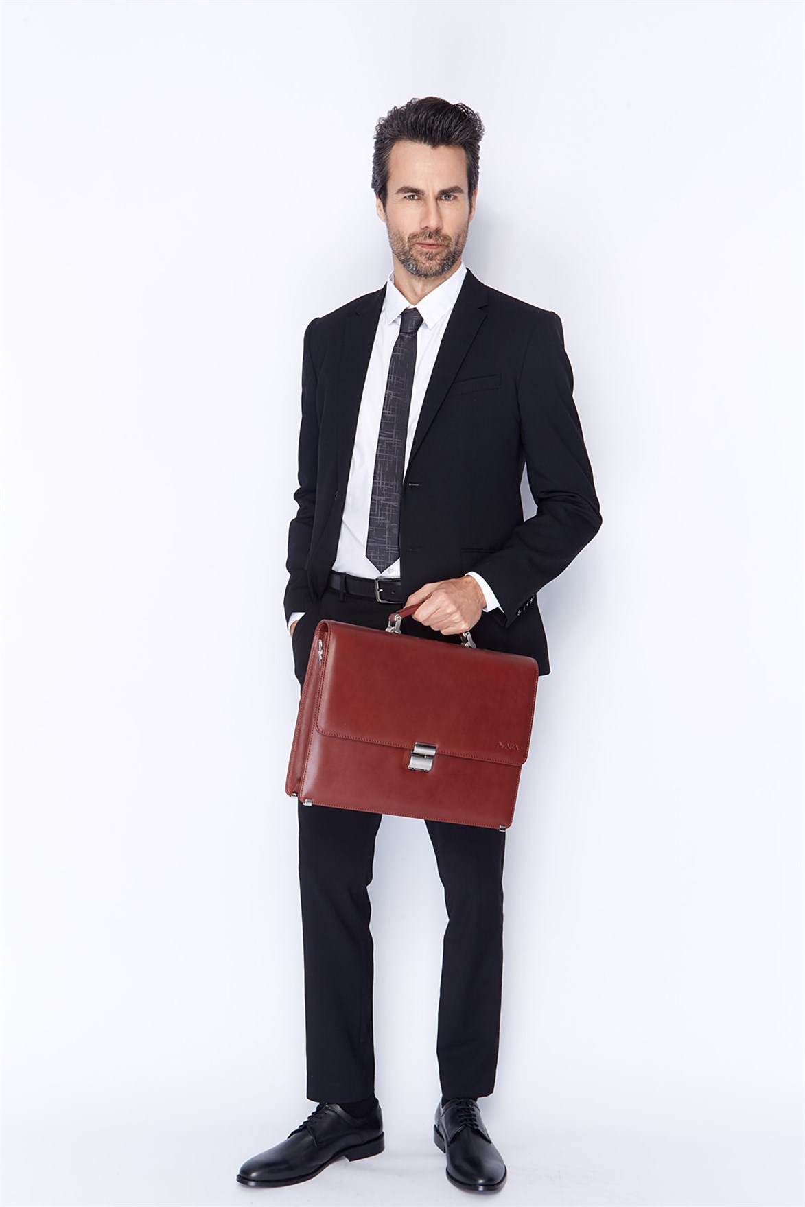 Aka Genuine Leather briefcase Bag 227 5