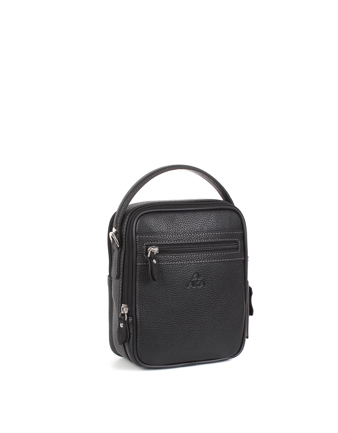 Aka Deri Siyah El ve Omuz Çantası 347 2