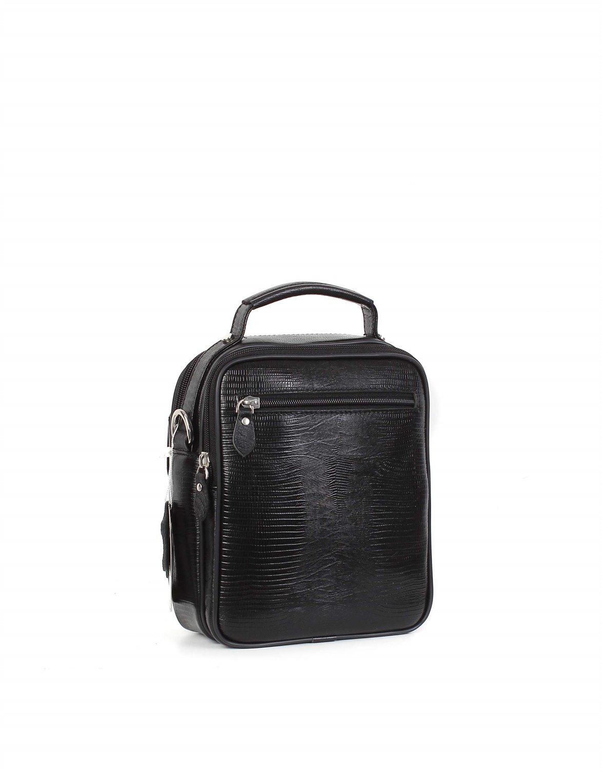 Aka Deri Siyah El ve Omuz Çantası 391 10