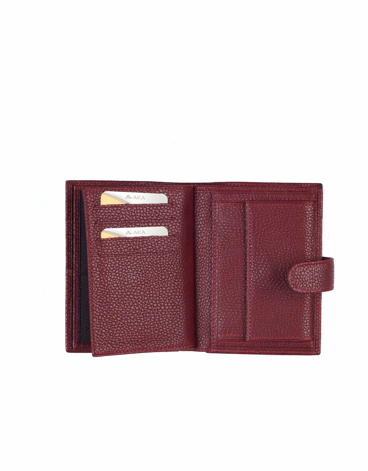 Aka Deri Bordo Erkek Cüzdanı 740 -70
