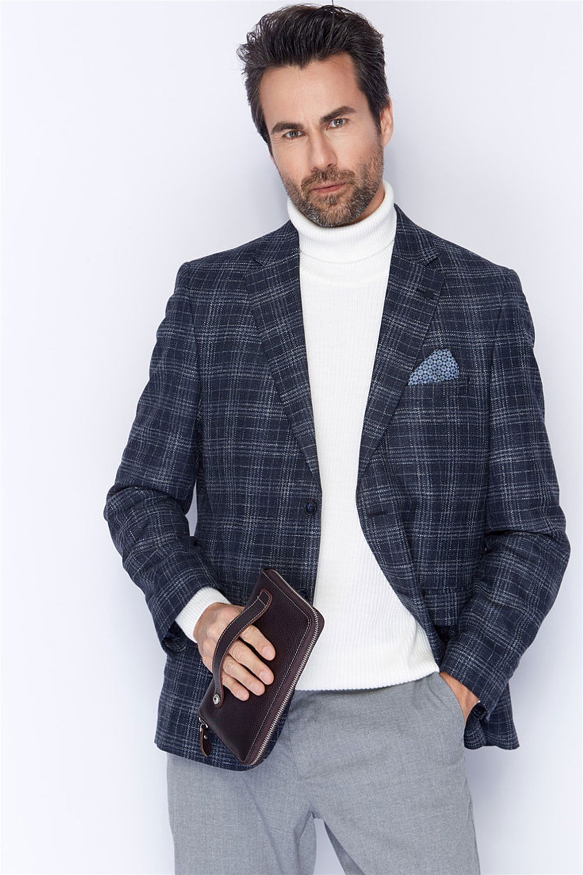 Aka Deri Kahverengi El Çantası 320 4