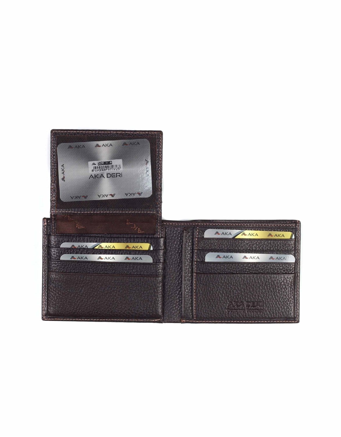 Aka Genuine Leather Mens Wallet 520 -4