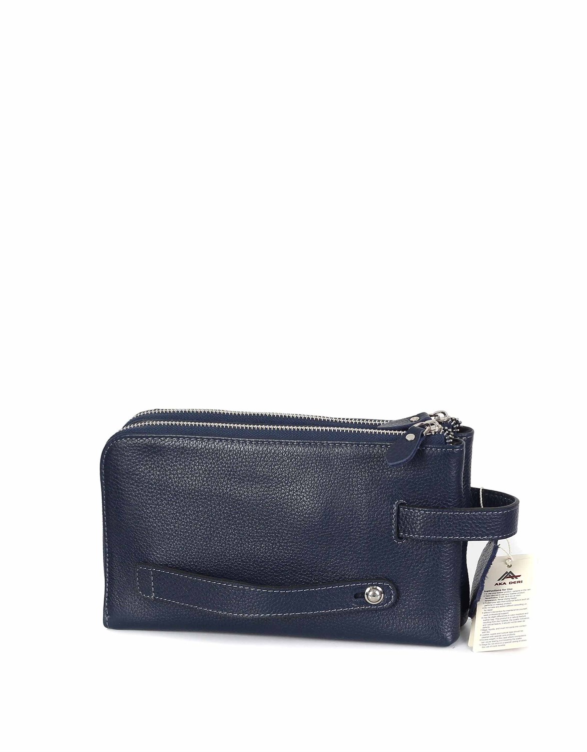 Aka Deri Lacivert El Çantası 363 17