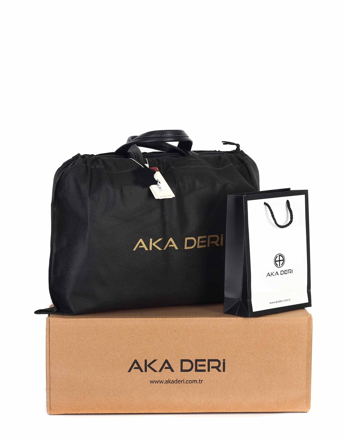 Aka Deri Siyah Omuzdan Askılı Çanta 385 2