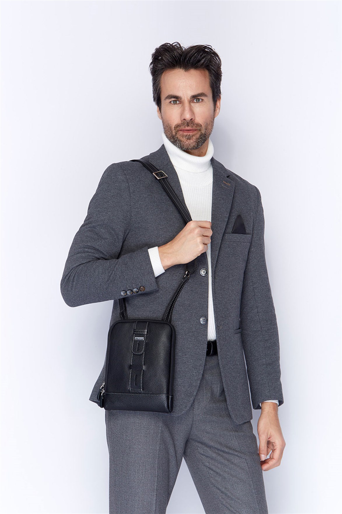 Genuine Leather Shoulder Bag 346 2