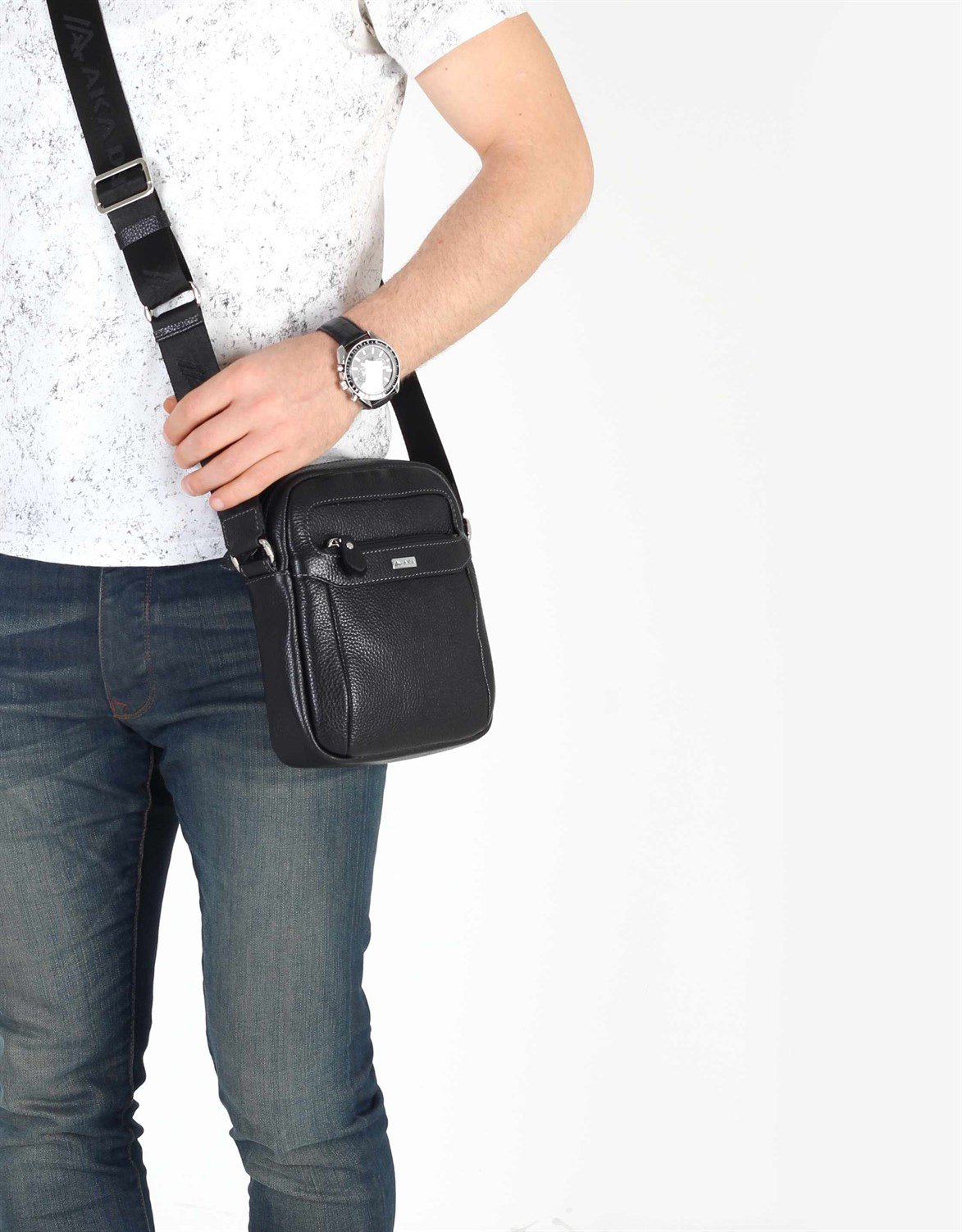 Genuine Leather Shoulder Bag 379 2