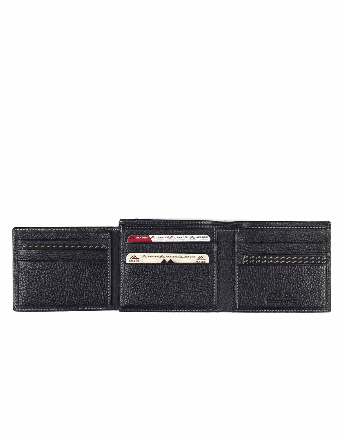 Aka Deri Siyah Erkek Cüzdanı 539 -2