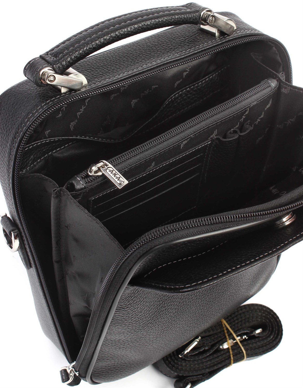 Floter Siyah - Deri Portföy Çantası 375