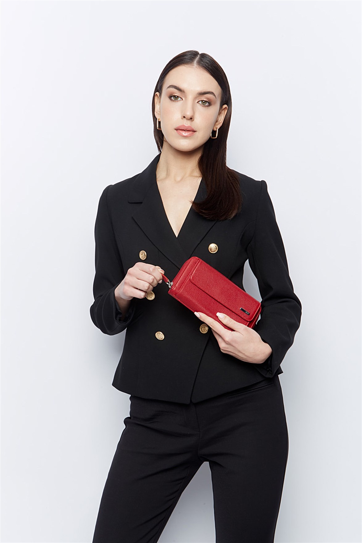 Genuine Leather Womens Wallet 429 -8