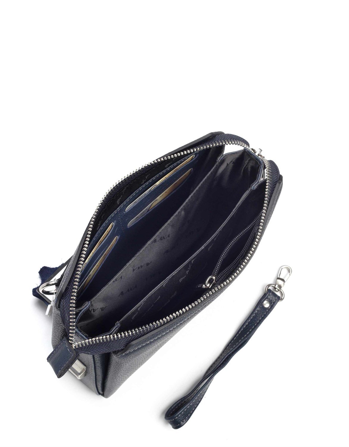 Aka Deri Lacivert El Çantası 365 17