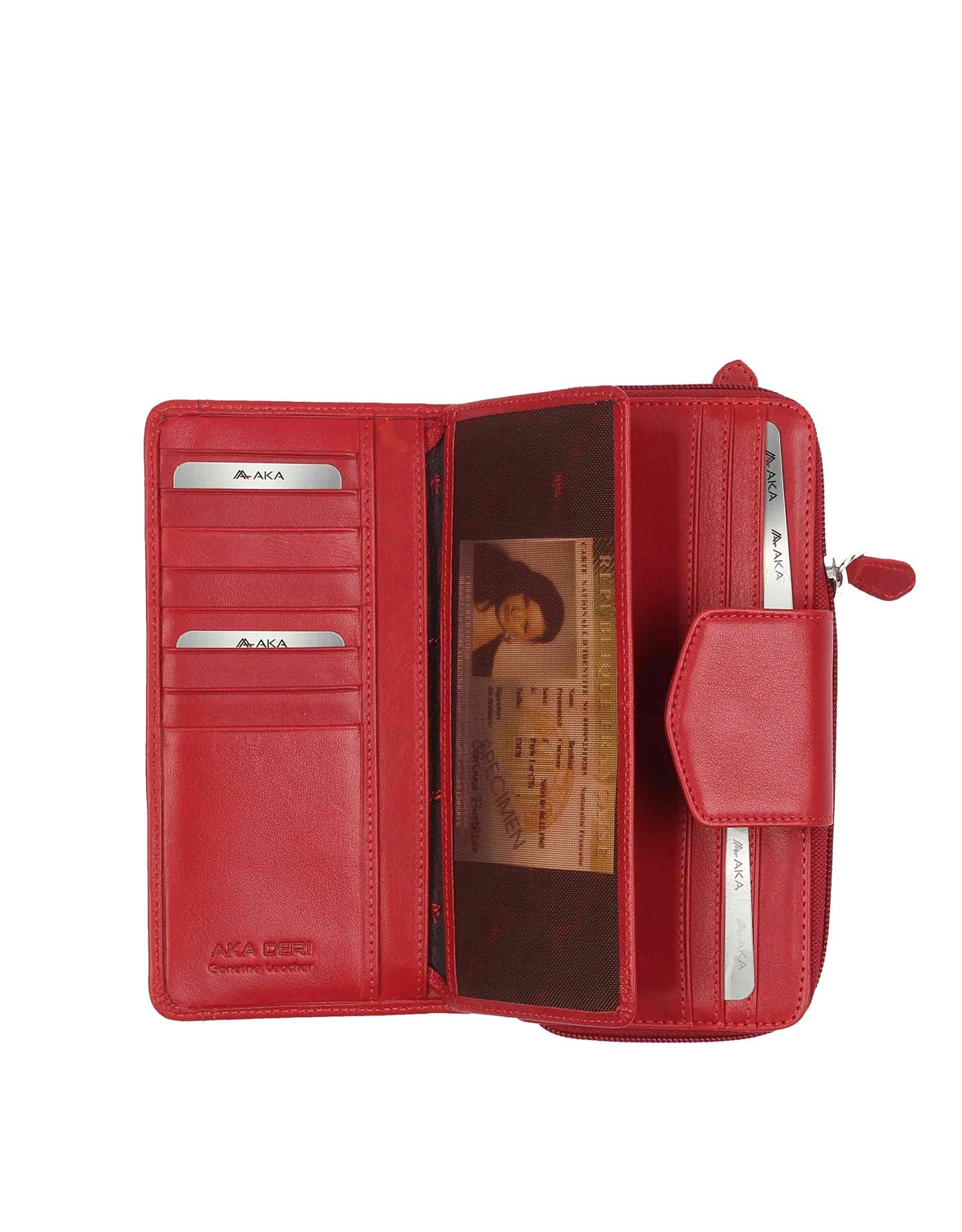 Aka Deri Kadın Cüzdanı 428 7