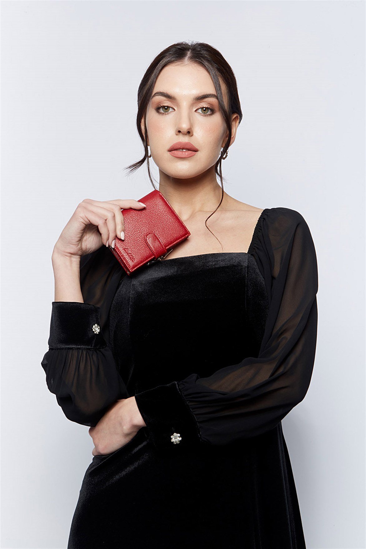 Aka Deri Kadın Cüzdanı 410 8