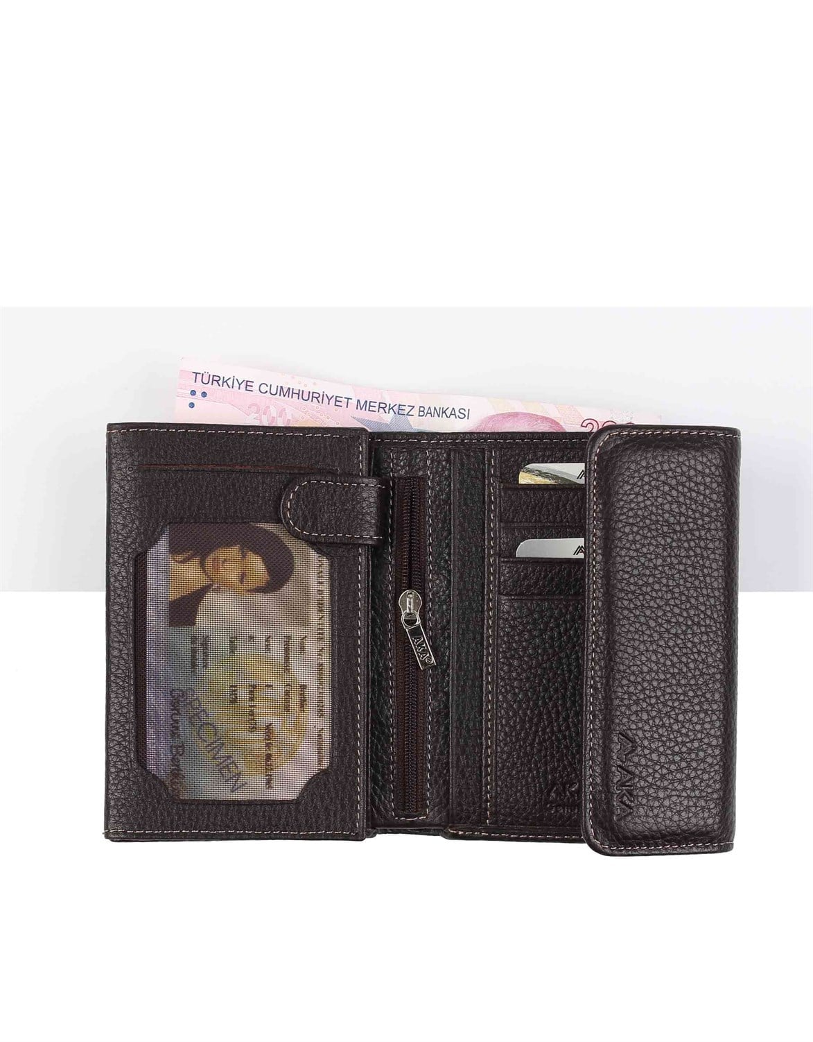 Aka Deri Kadın Cüzdanı 445 4