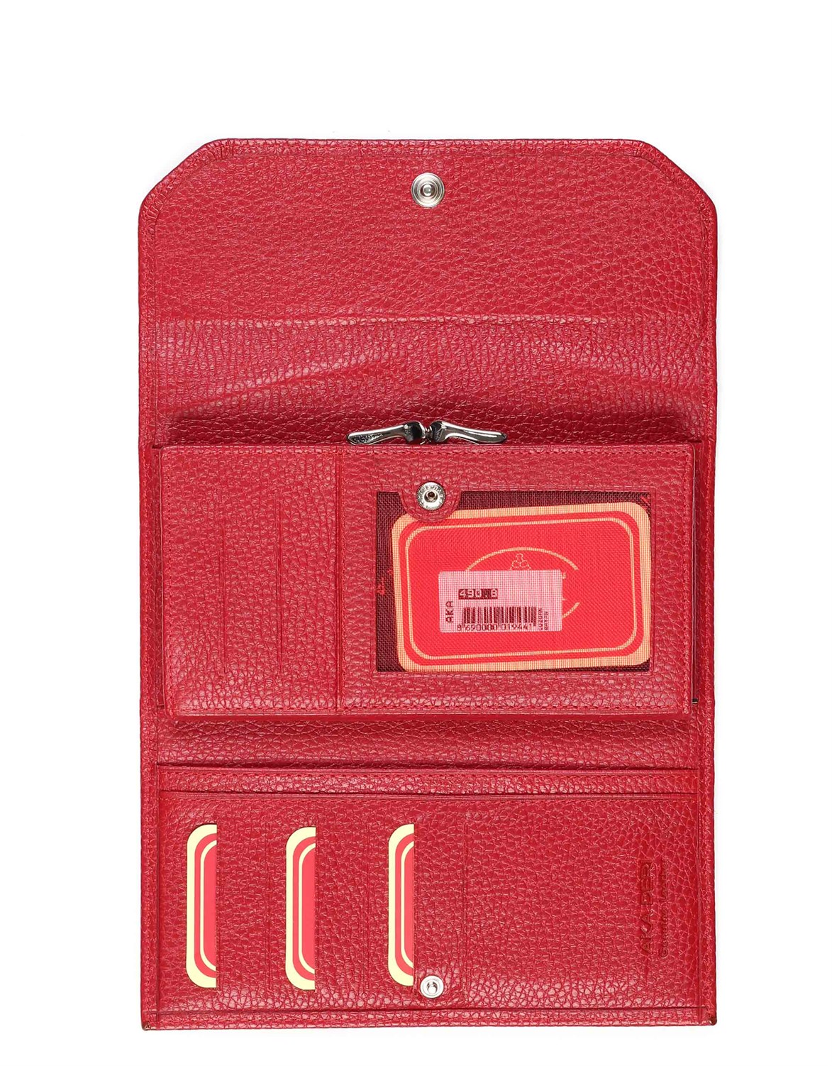 Genuine Leather Womens Wallet 490 -8