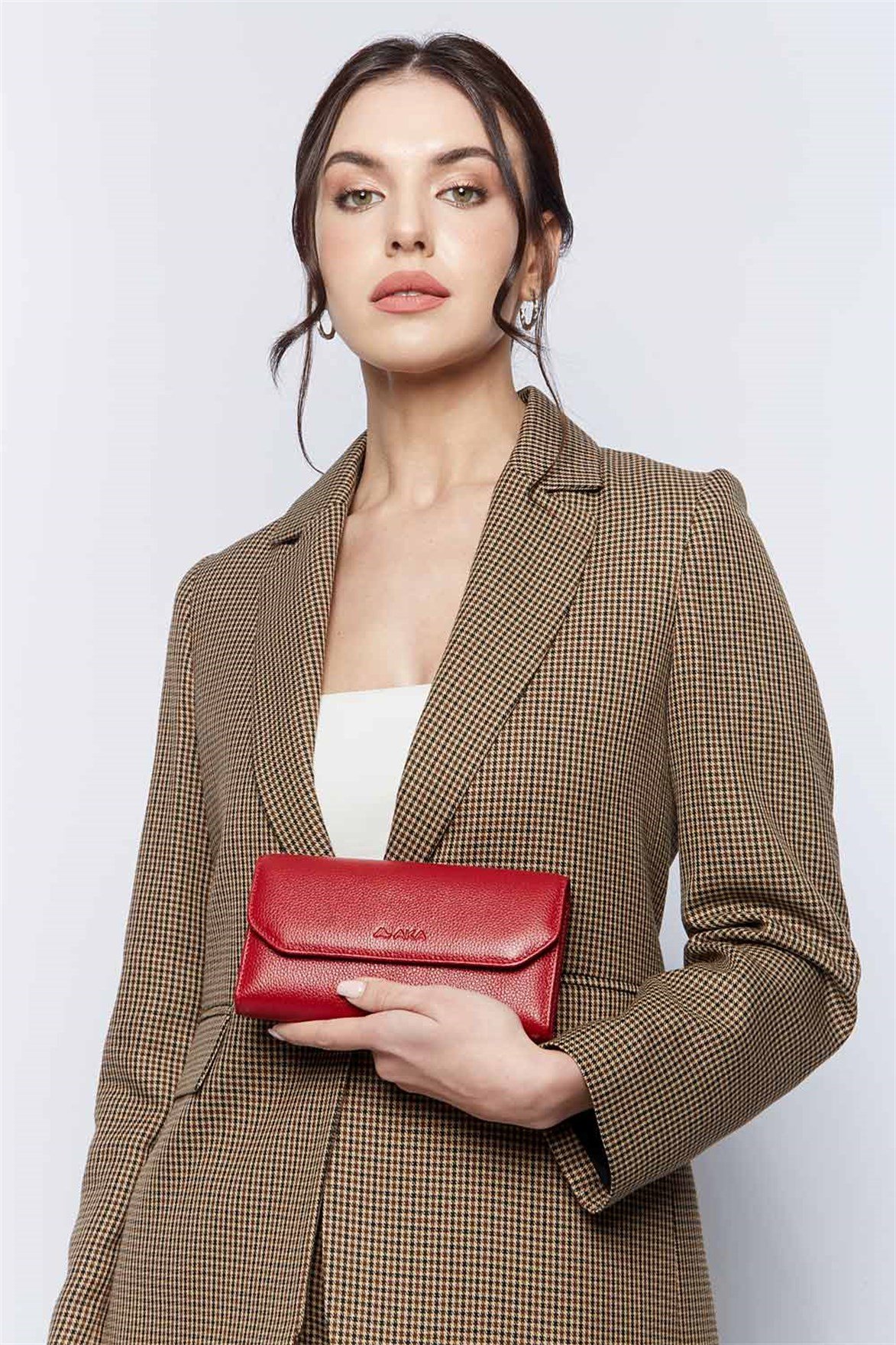 Genuine Leather Womens Wallet 490 -8