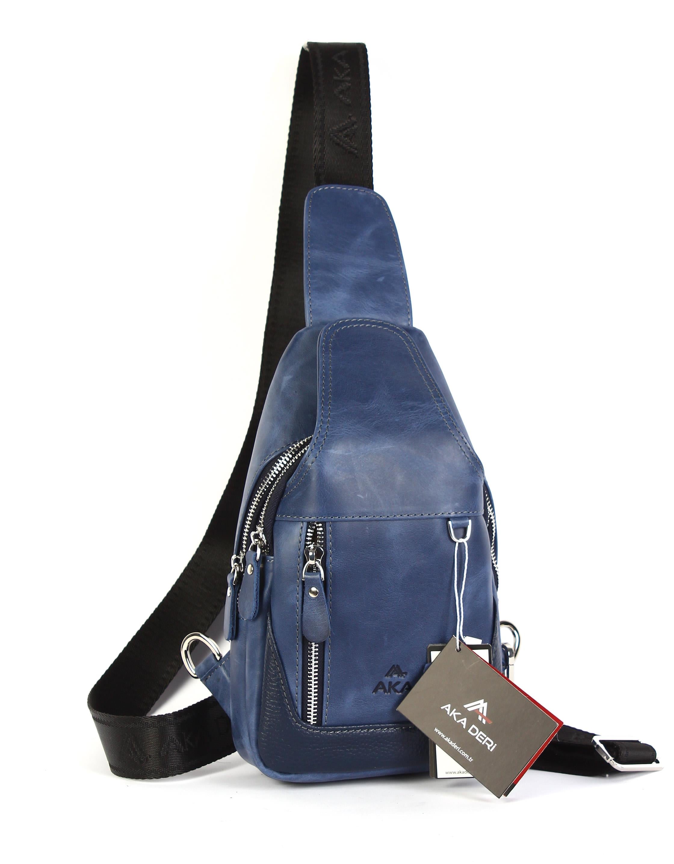 Omuzdan Askılı Çapraz Çanta Crazy Lacivert 340 r127