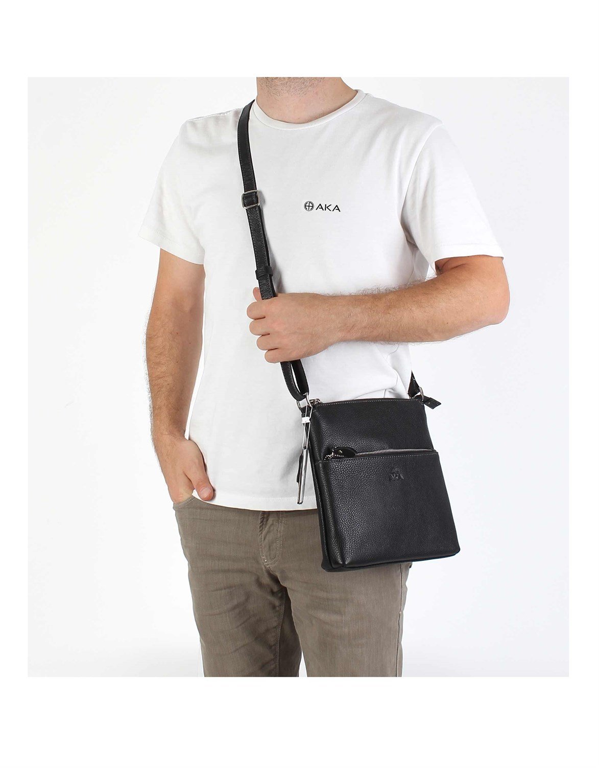 Genuine Leather Shoulder Bag 330 2