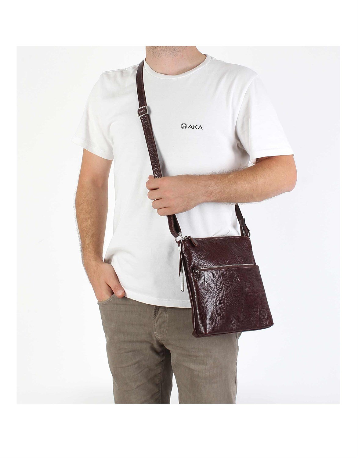 Genuine Leather Shoulder Bag 330 61