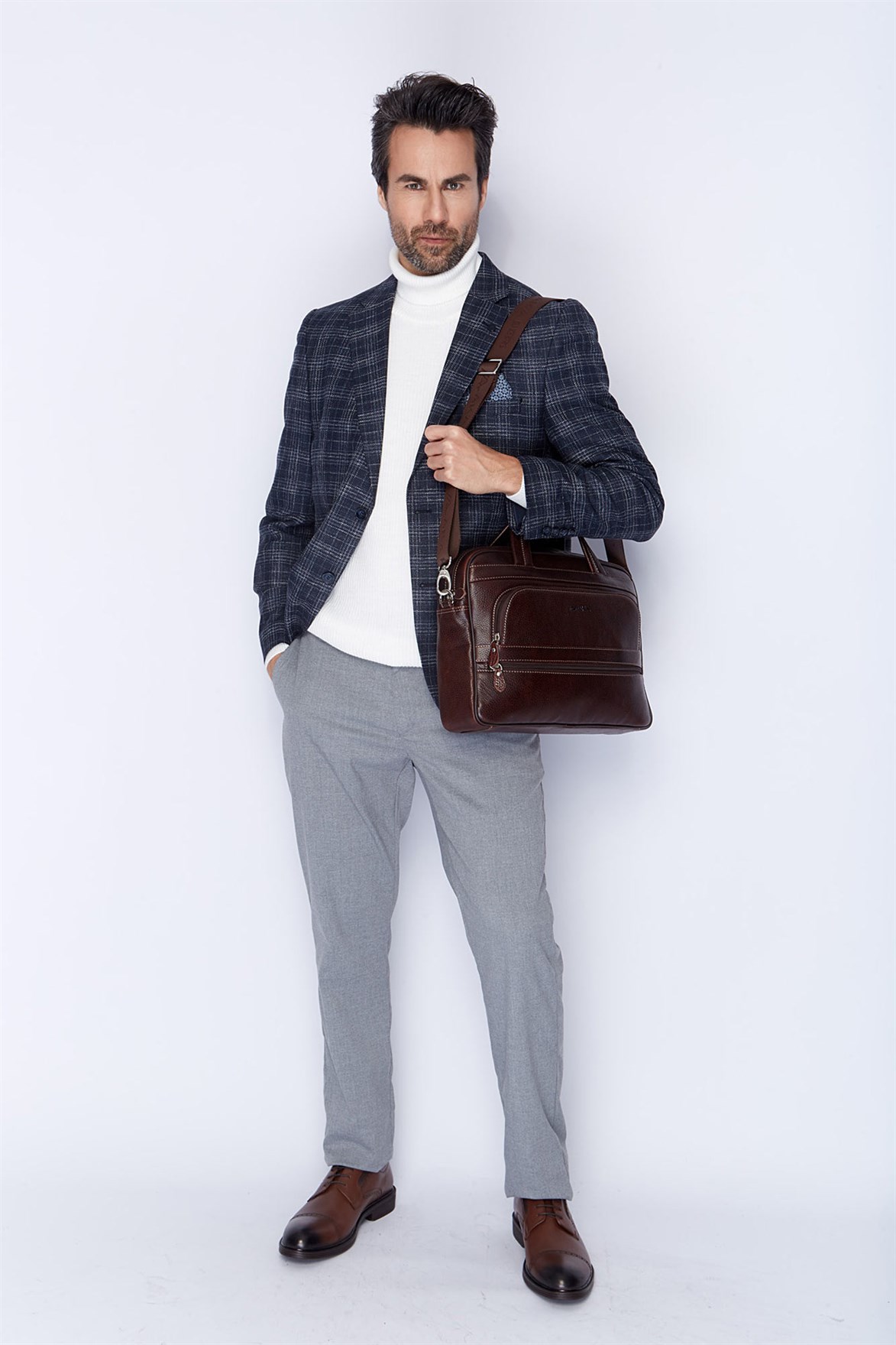 Genuine Leather Laptop Bag 251 61