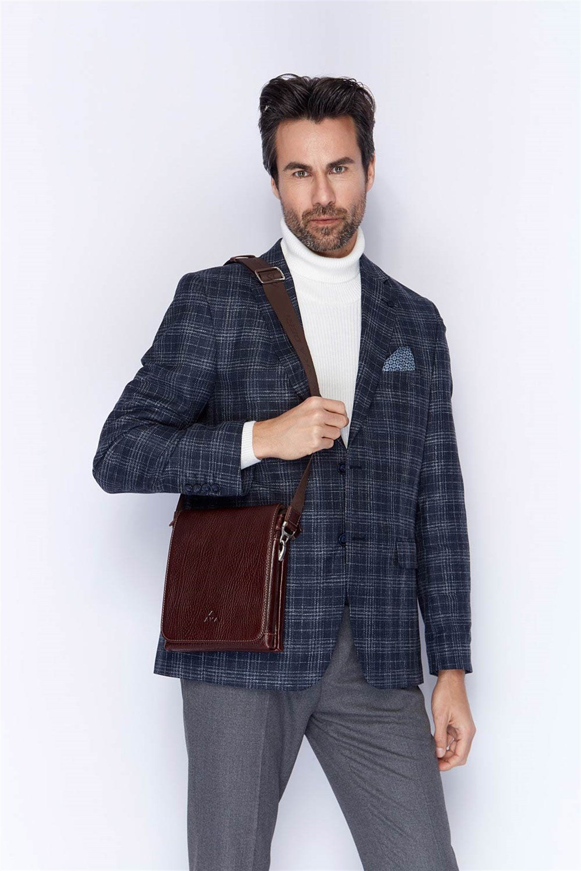 Genuine Leather Shoulder Bag 308 61