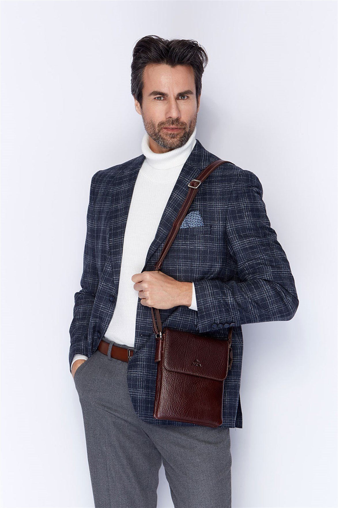 Genuine Leather Shoulder Bag 322 61