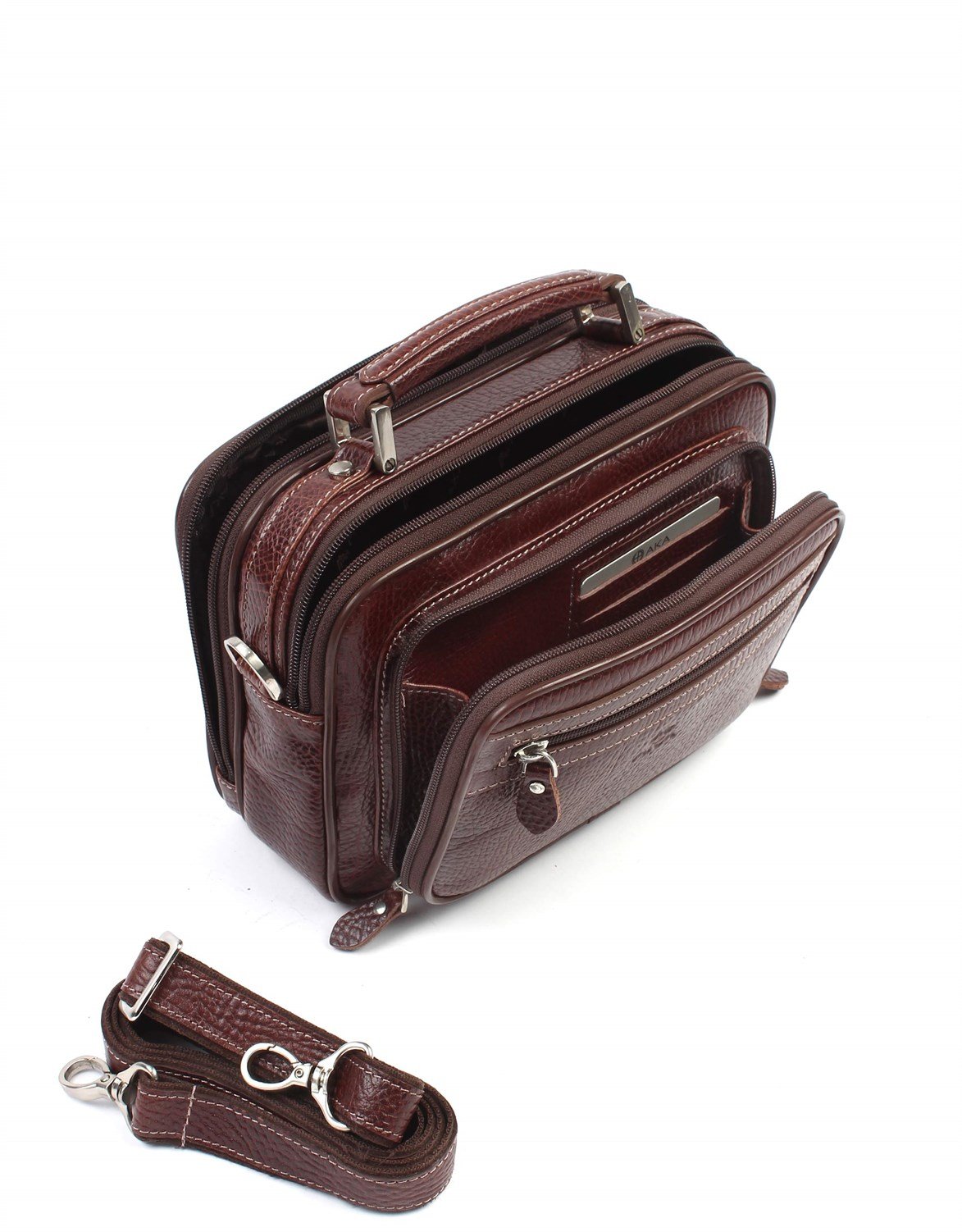 Genuine Leather Hand and Shoulder Bag 318 61