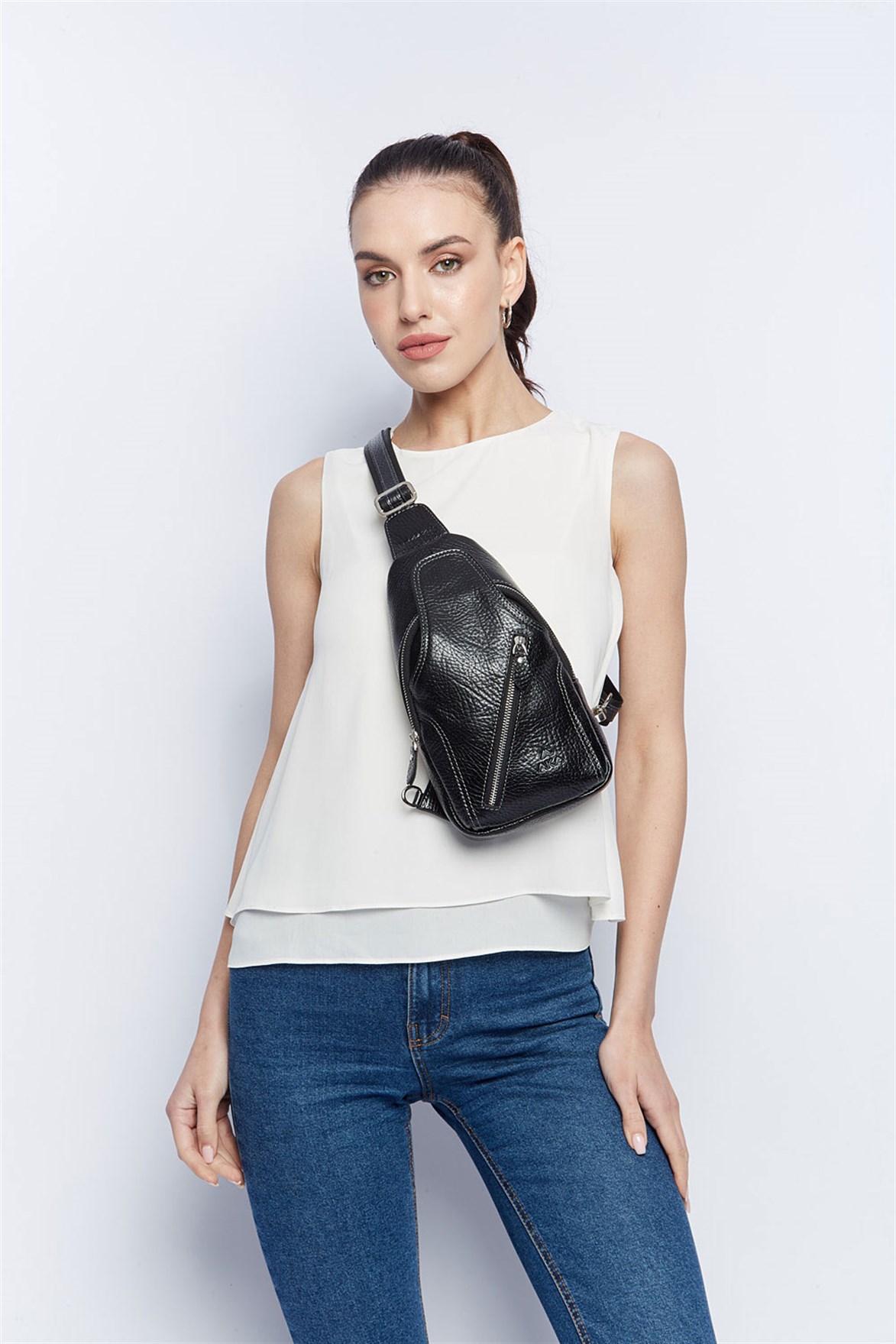 Genuine Leather Crossbody Bags 313 60