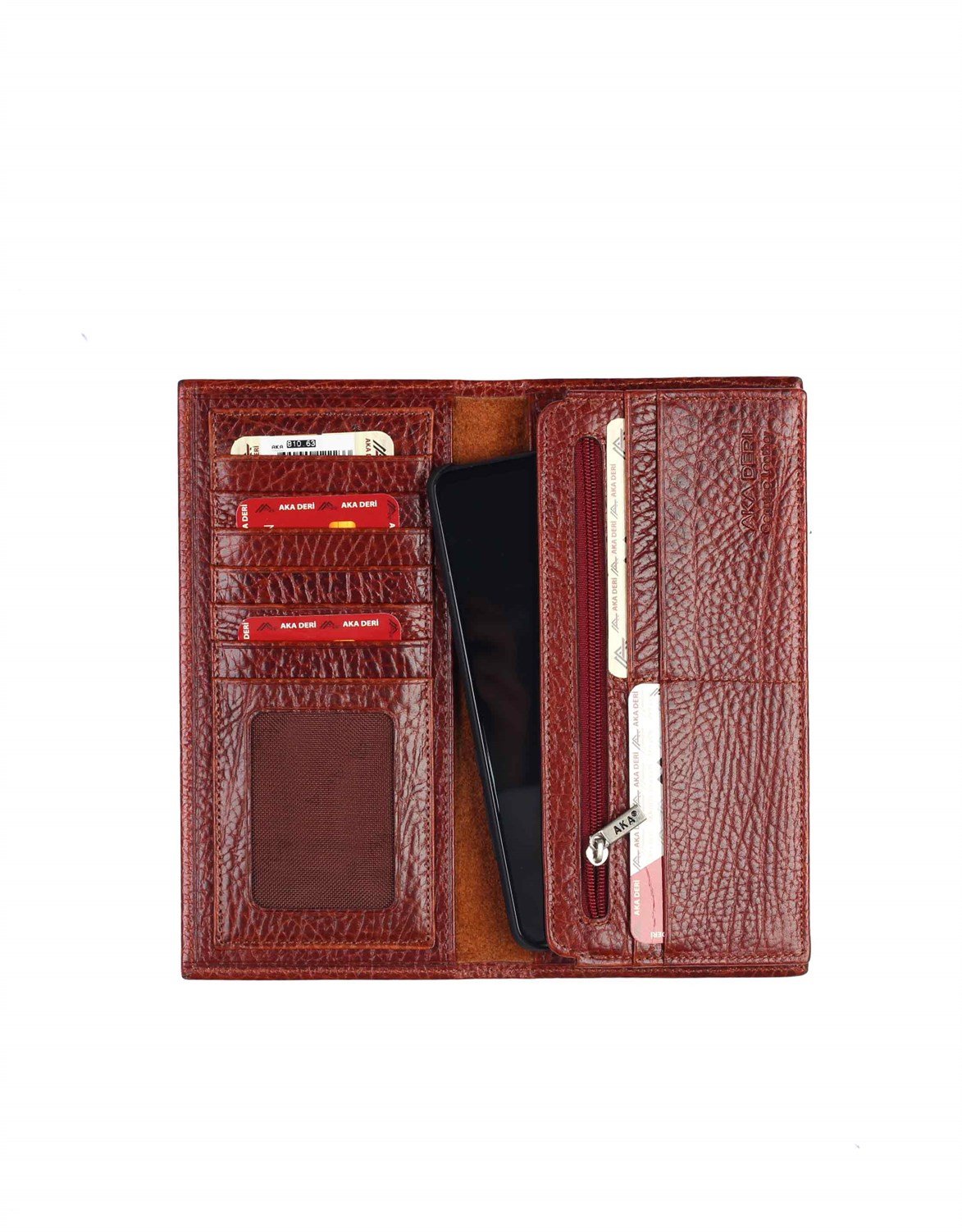 Aka Genuine Leather Hand Wallet 810 63