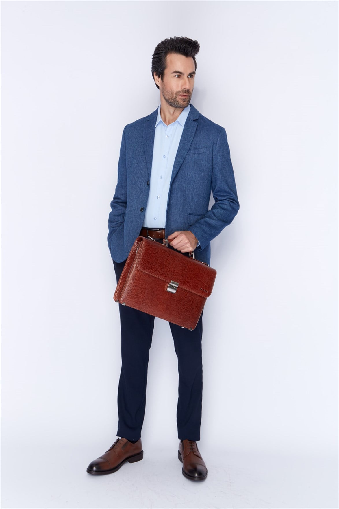 Aka Genuine Leather briefcase Bag 228 63