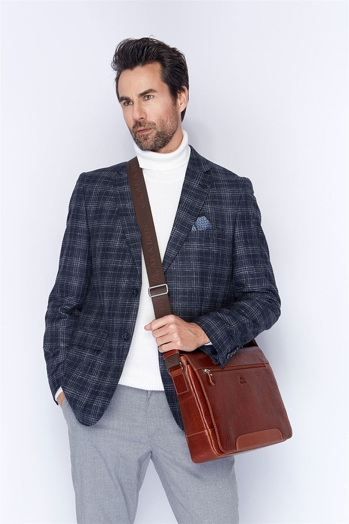 Genuine Leather Shoulder Bag 385 63