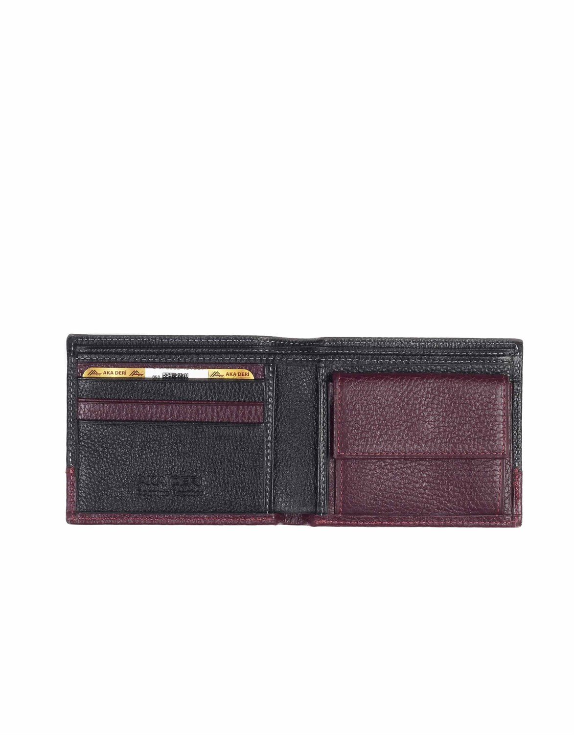 Aka Genuine Leather Mens Wallet 534 -2/70