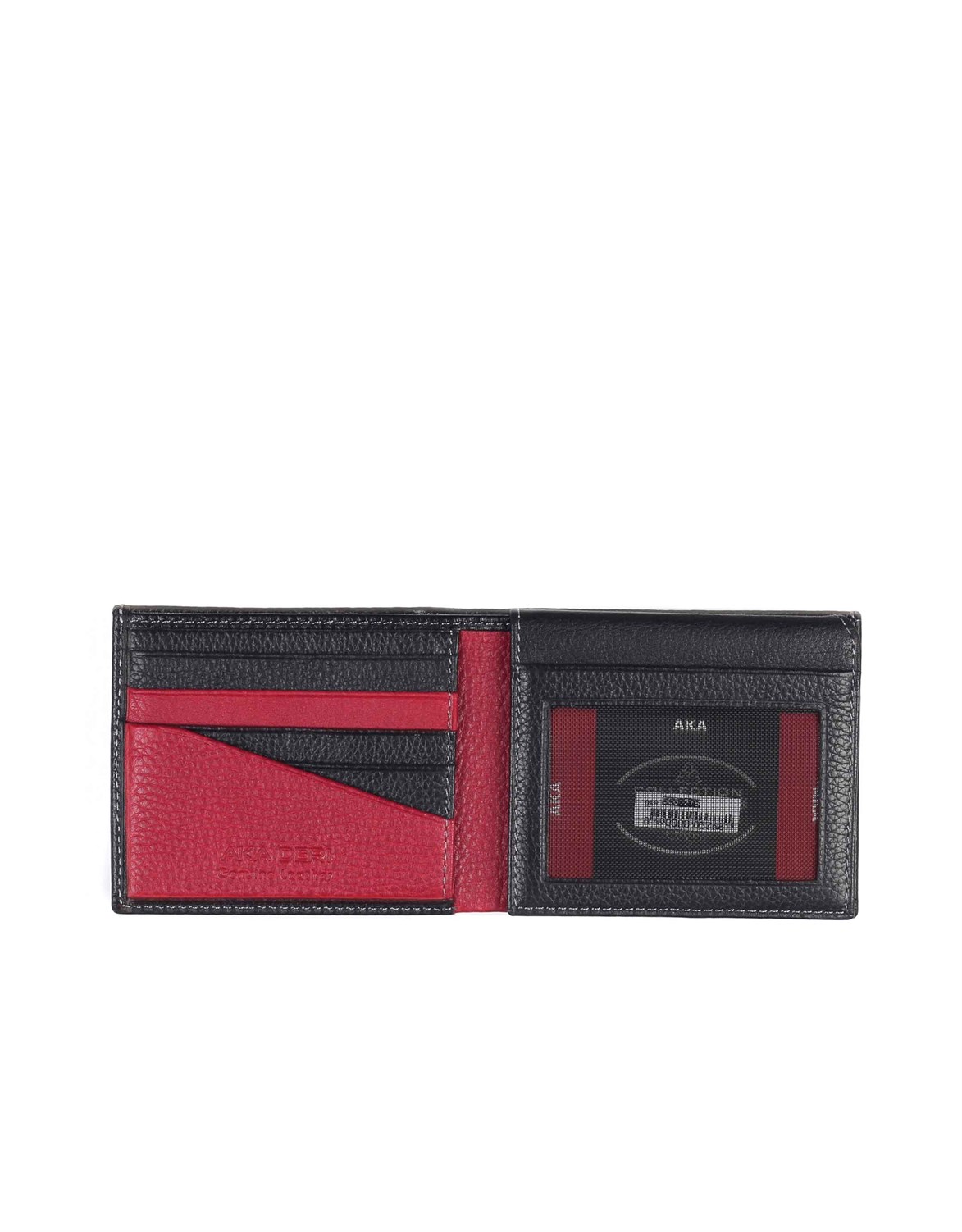 Aka Genuine Leather Mens Wallet 506 -2/8