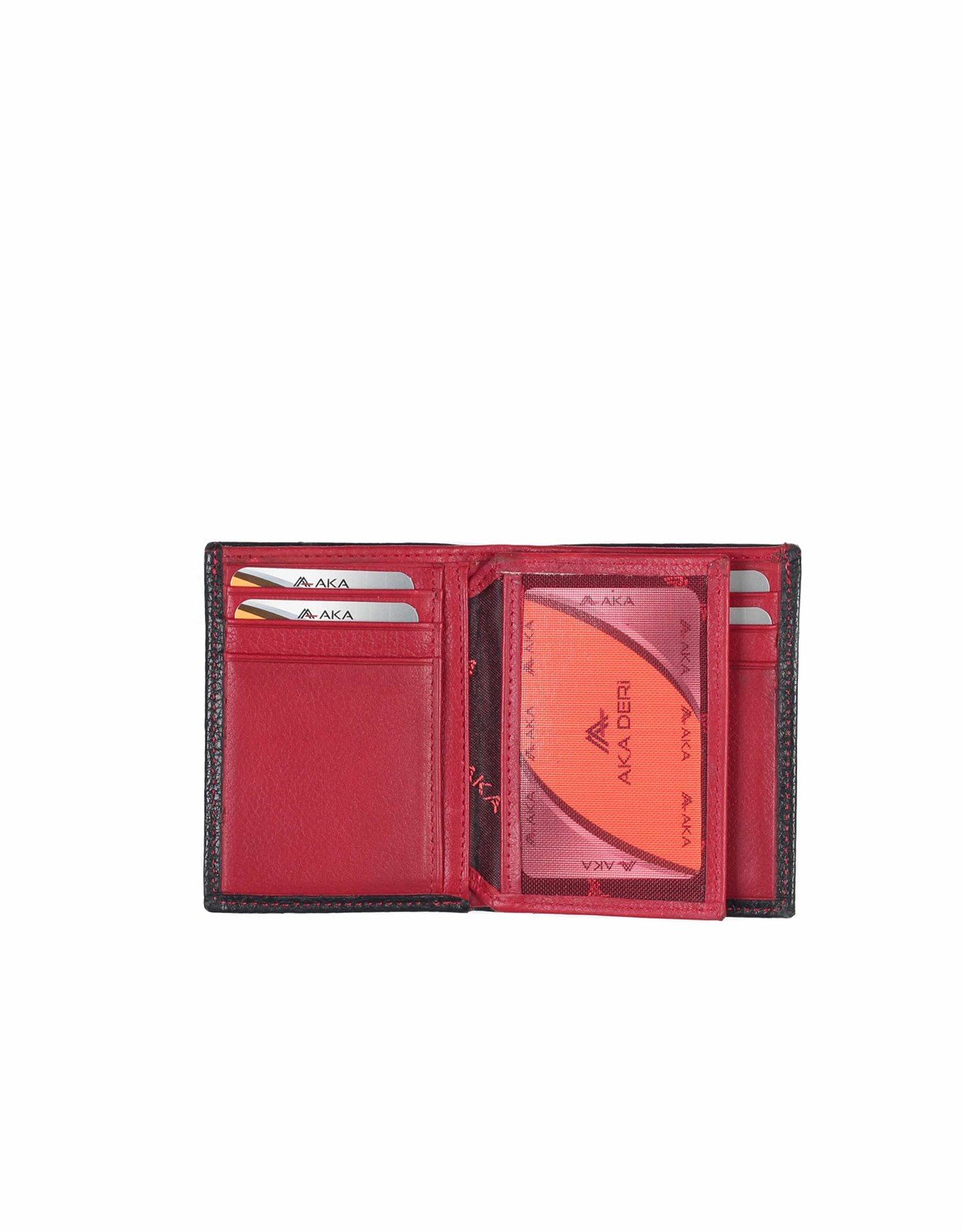 Aka Genuine Leather Mens Wallet 503 -2/8