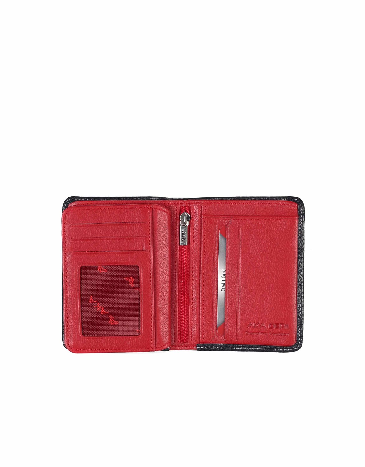 Aka Genuine Leather Mens Wallet 639 -2/8