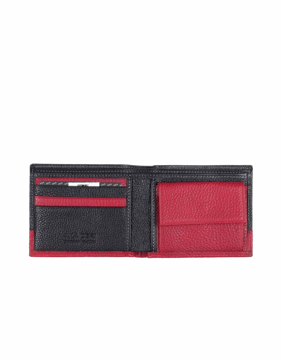 Aka Genuine Leather Mens Wallet 534 -2/8