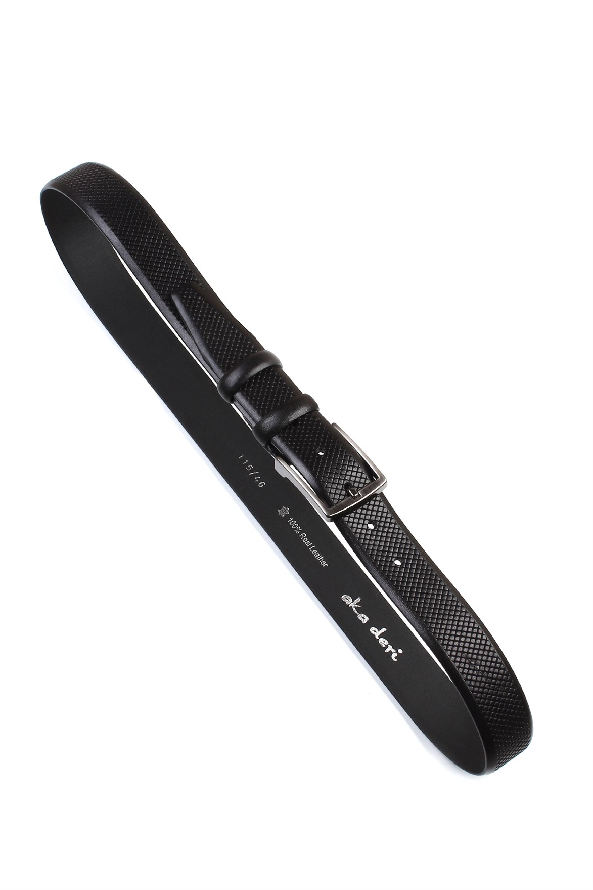 Siyah Klasik Deri Kemer kk2025