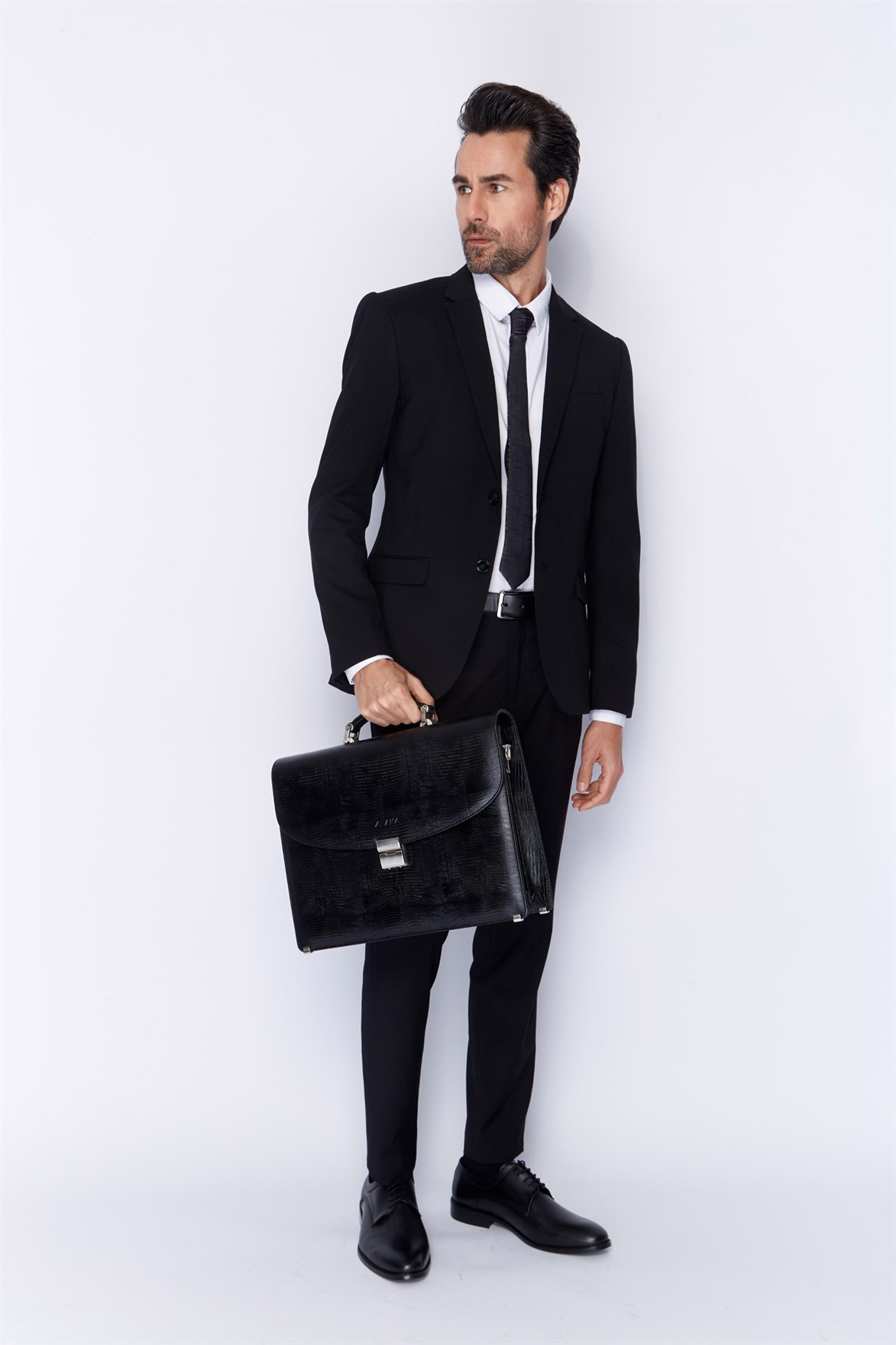 Aka Genuine Leather briefcase Bag 297 10