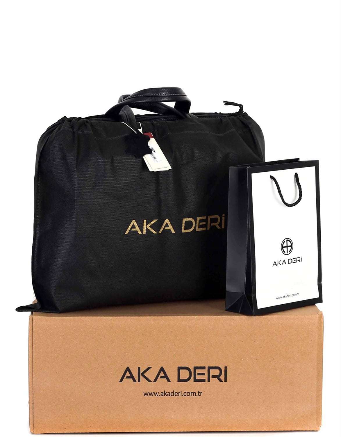 Aka Deri Siyah Klasik Evrak Çantası 241 10